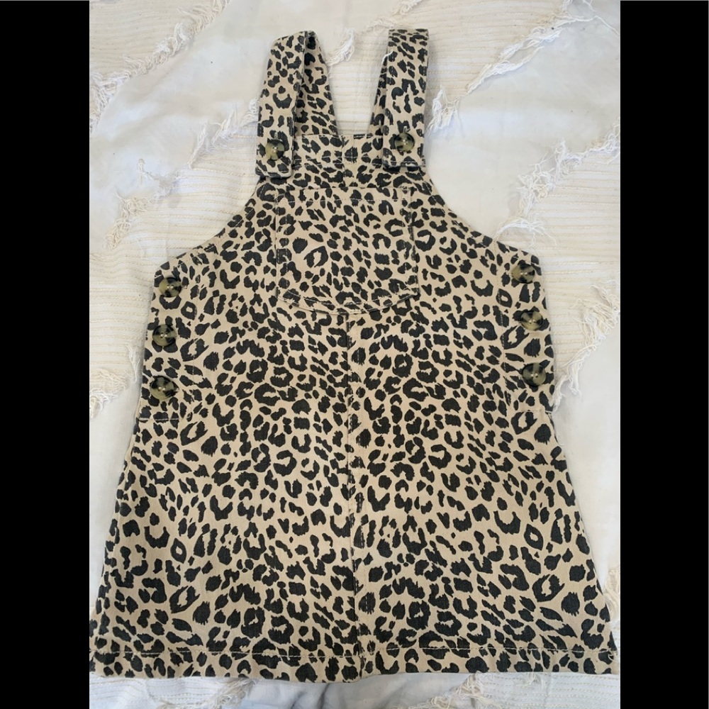 Leopard jumper dress
